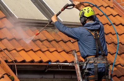 Démoussage et hydrofuge de toiture à Allonne